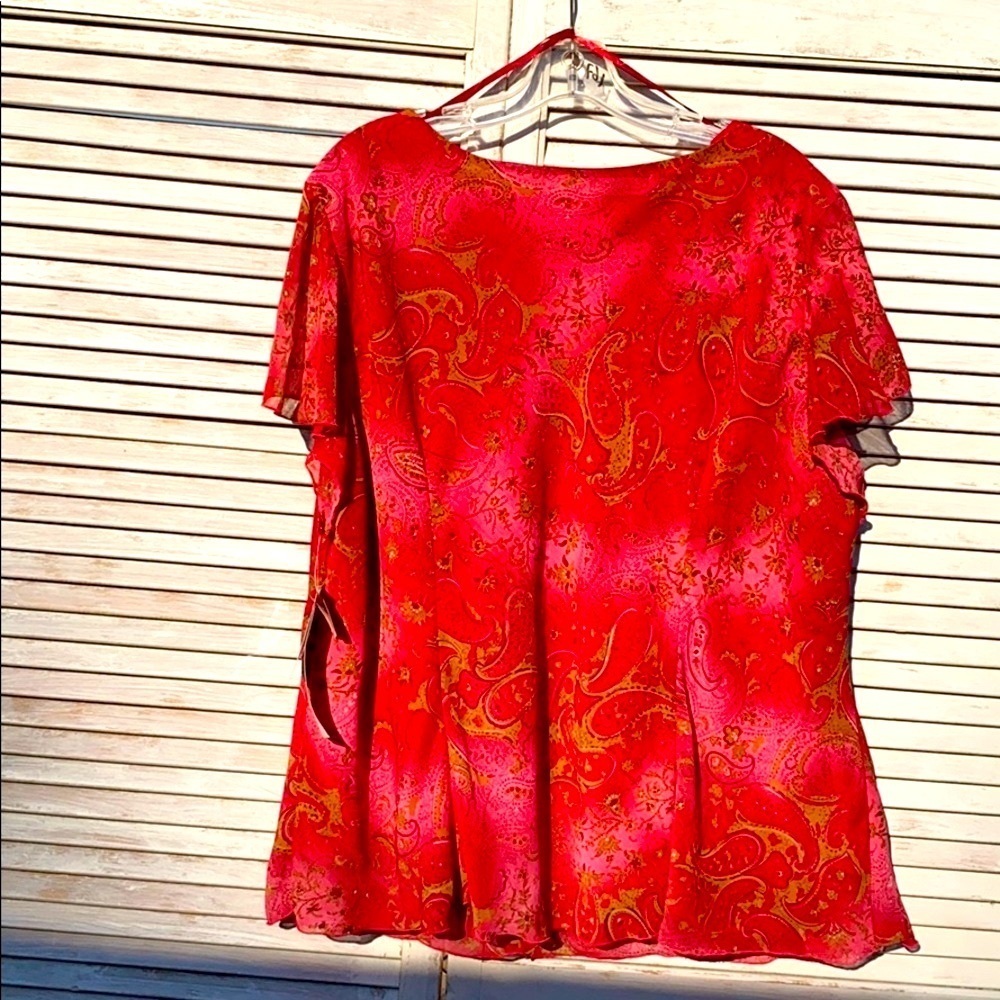 studio   New floral blouse size-34W - Picture 3 of 9